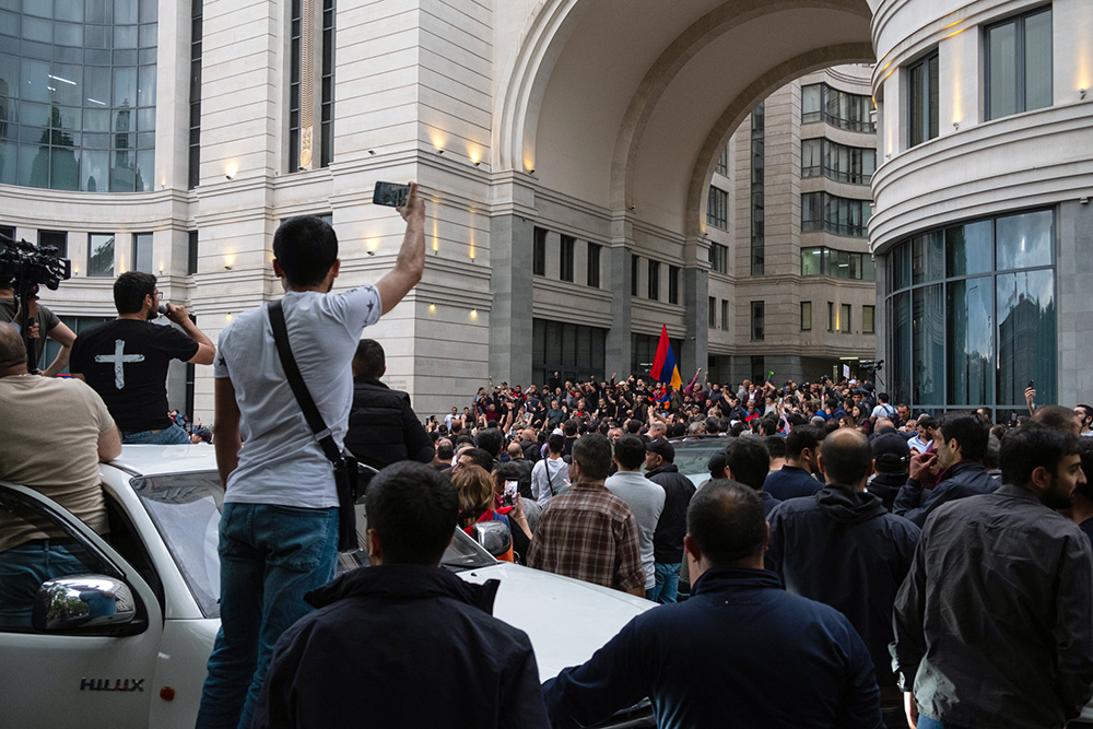Protest in Yerevan, 4 may